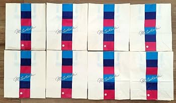 三越紙バック　25枚入り×10パック 今村紙工 白コーティングバック10枚 KWCB-03（直送品） - アスクル